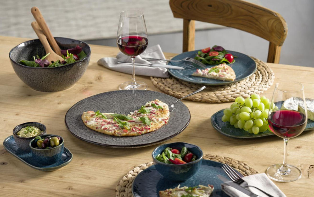 SERVIERPLATTE Matera     - Anthrazit, LIFESTYLE, Keramik (22/2/12cm) - Leonardo