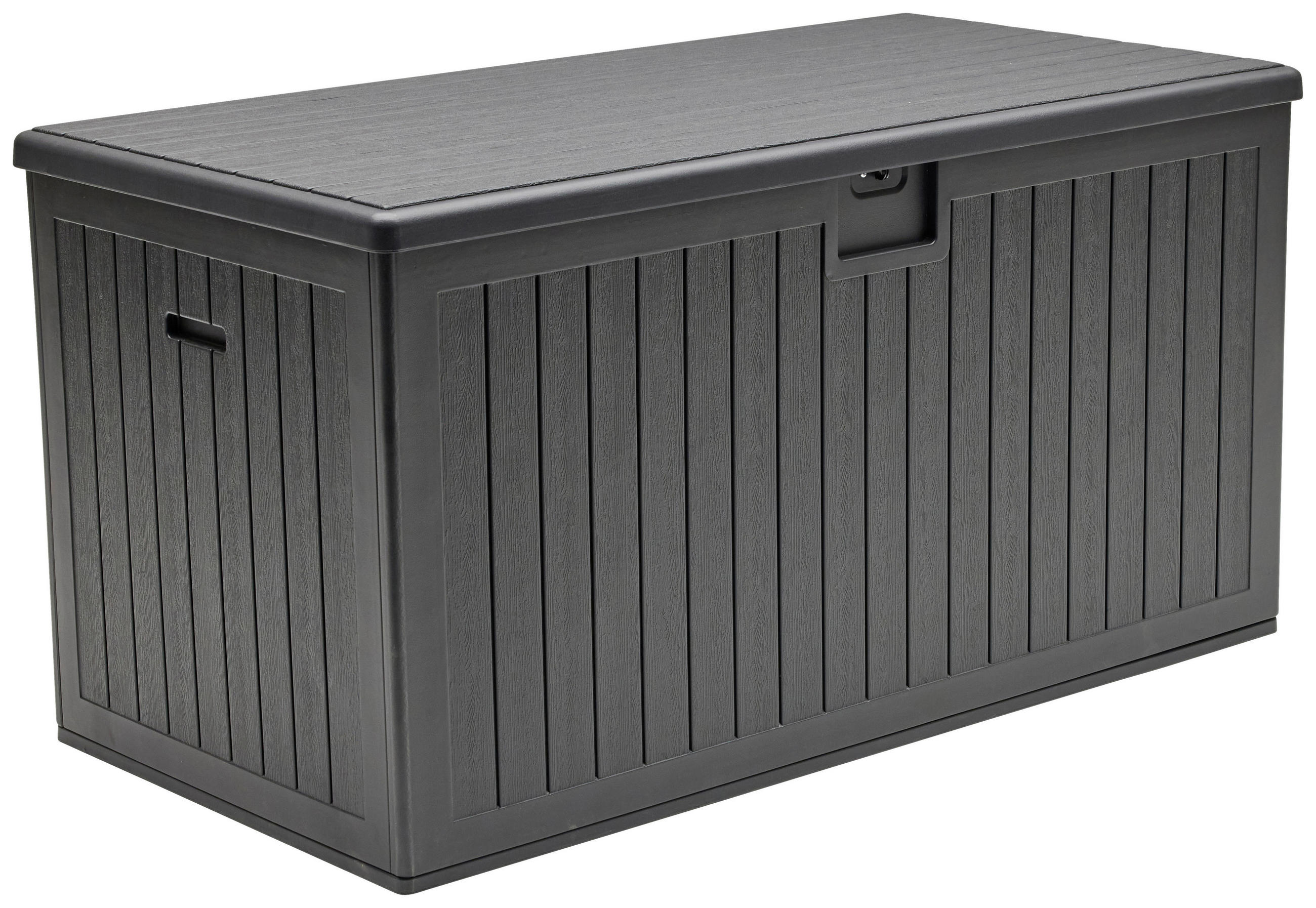  KISSENBOX 140/71,5/72 cm Kunststoff Anthrazit  - Anthrazit, Design, Kunststoff (140/71,5/72cm) - Ambia Garden