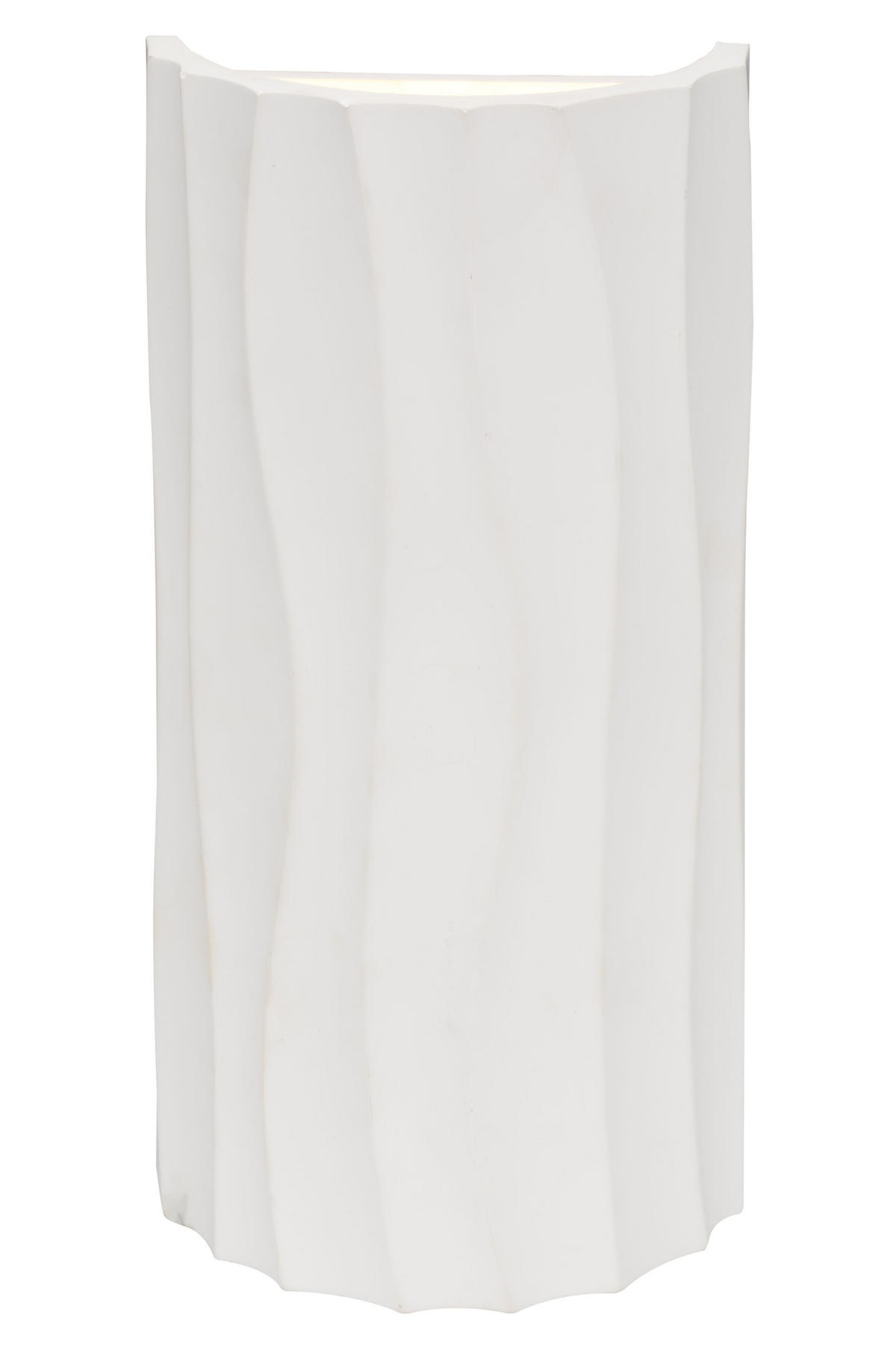 WANDLEUCHTE 15/30/9 cm   - Weiß, Trend, Stein (15/30/9cm) - Novel