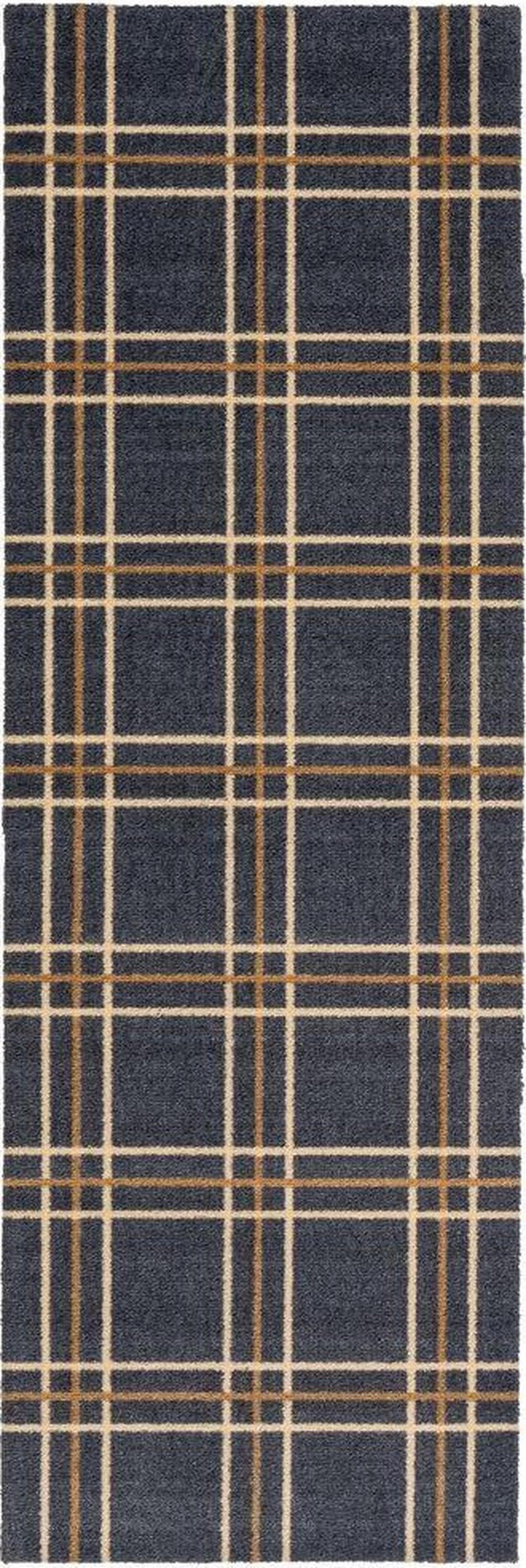KÜCHENLÄUFER 50/150 cm Miabella Grau, Dunkelorange  - Dunkelorange/Grau, Design, Textil (50/150cm) - Esposa