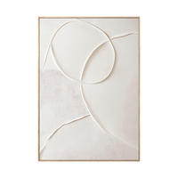 LEINWANDBILD Abstraktes 70/100 cm  - Beige, Basics, Holz/Textil (70/100cm)