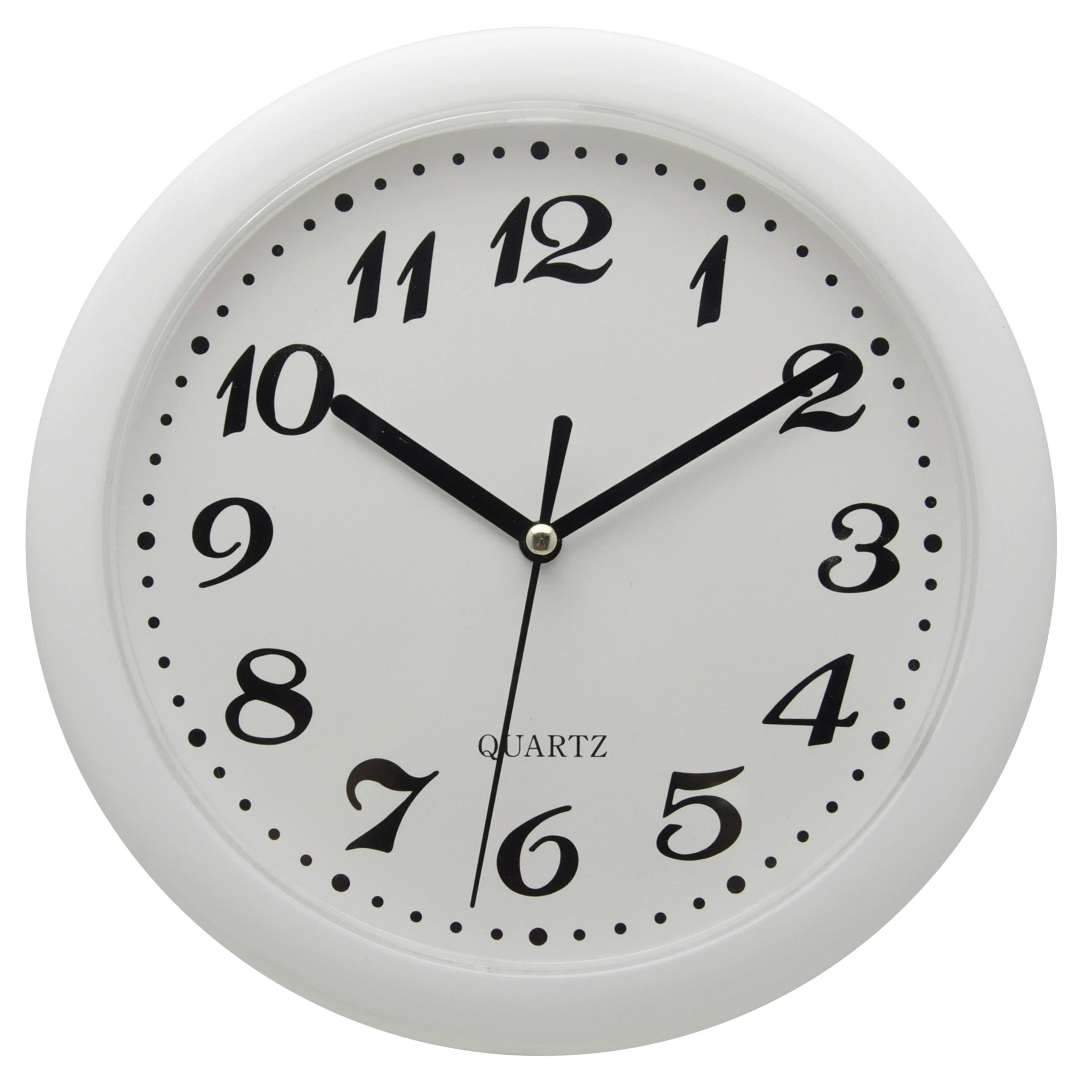 ZIDNI SAT  20 cm        - bela, Osnovno, papir/metal (20cm) - Ambia Home