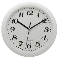 ZIDNI SAT  20 cm        - bijela, Basics, papir/metal (20cm) - Ambia Home
