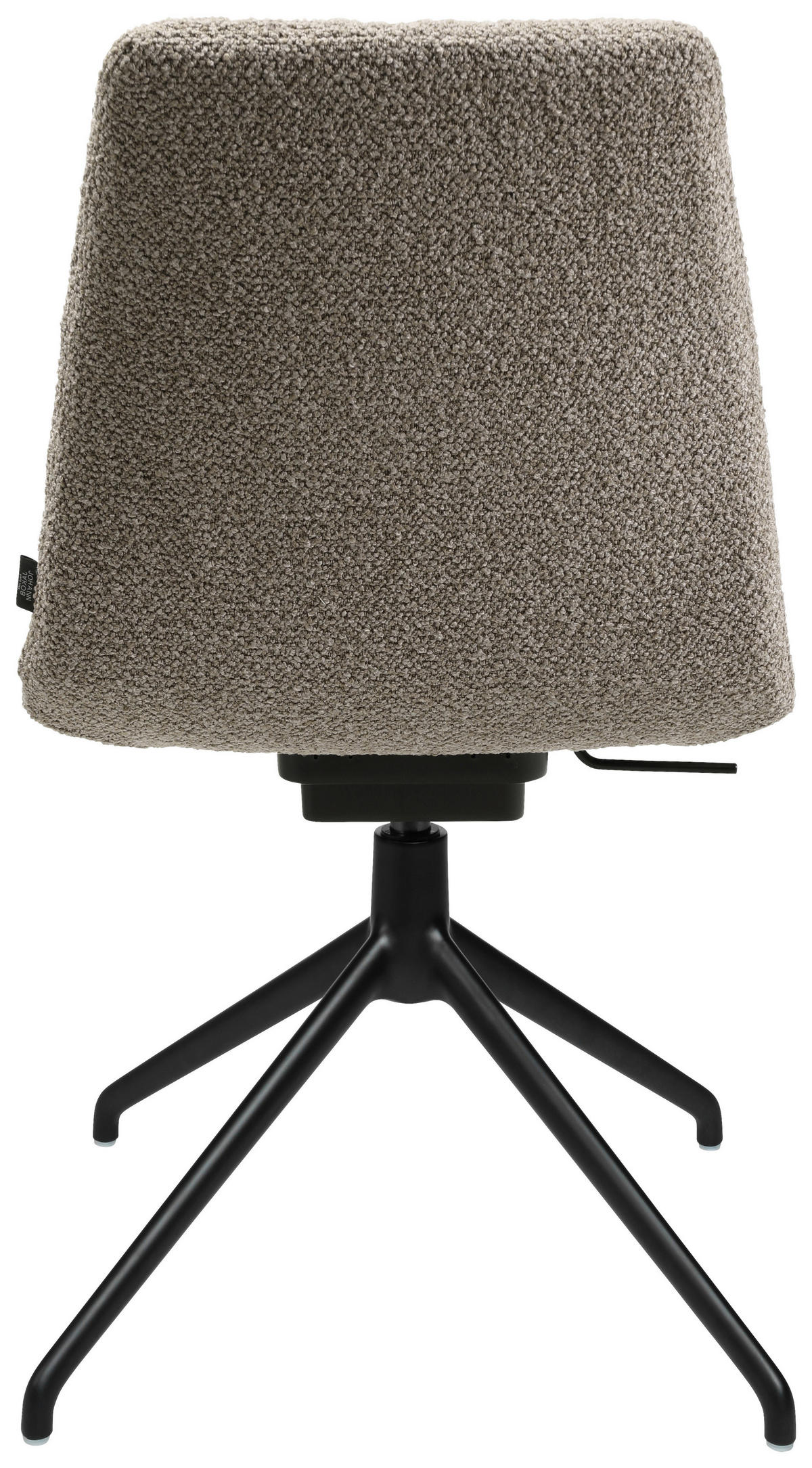 STUHL  in Aluminium Flachgewebe  - Schwarz/Naturfarben, Design, Textil/Metall (46/85-88/55cm) - Johann Jakob