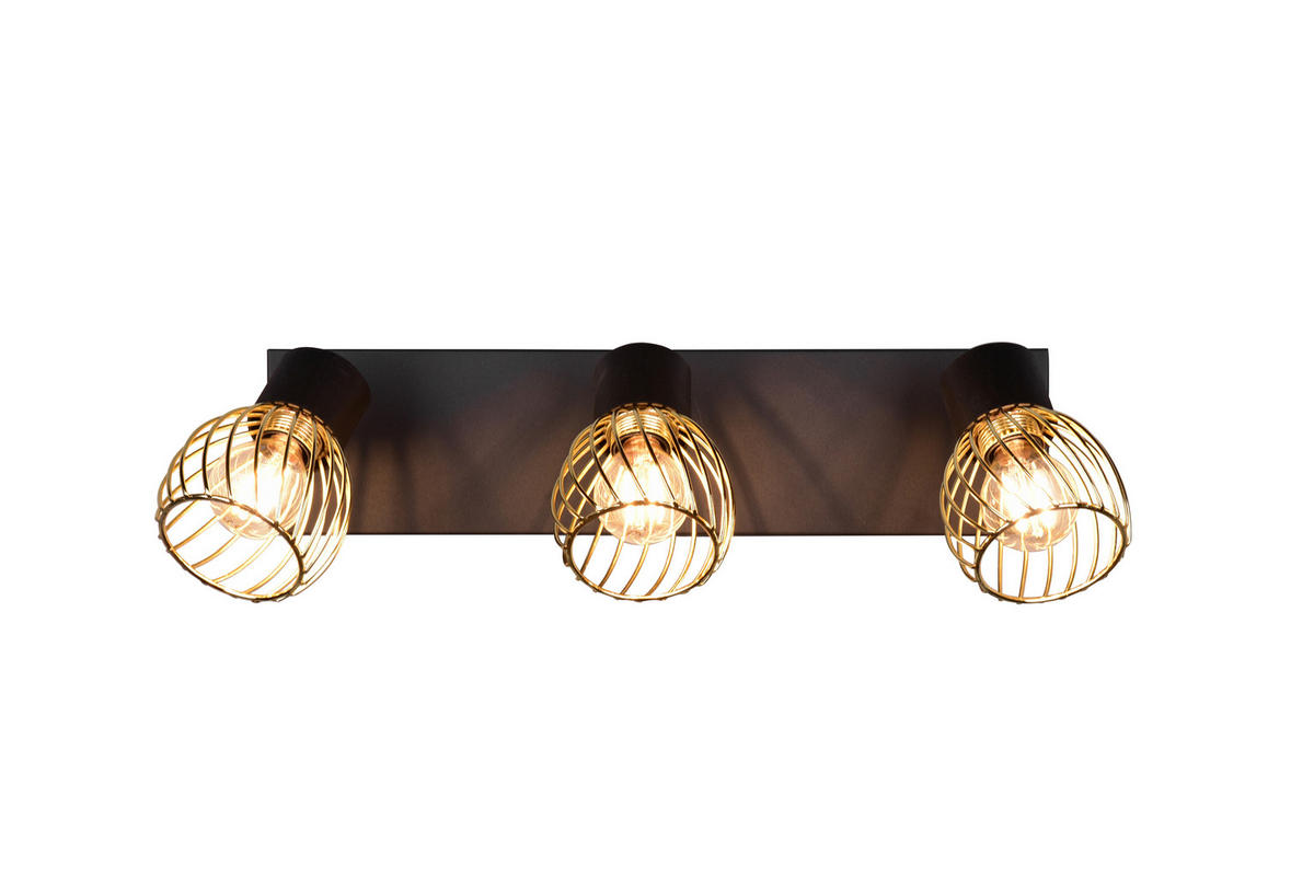 STRAHLER - Goldfarben/Schwarz, Konventionell, Metall (43/16/11cm)