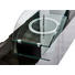 TV-AUFSATZ in Klar, Schwarz - Klar/Schwarz, Design, Glas/Holzwerkstoff (90/15/38cm) TV-AUFSATZ in Klar, Schwarz - Klar/Schwarz, Design, Glas/Holzwerkstoff (90/15/38cm)