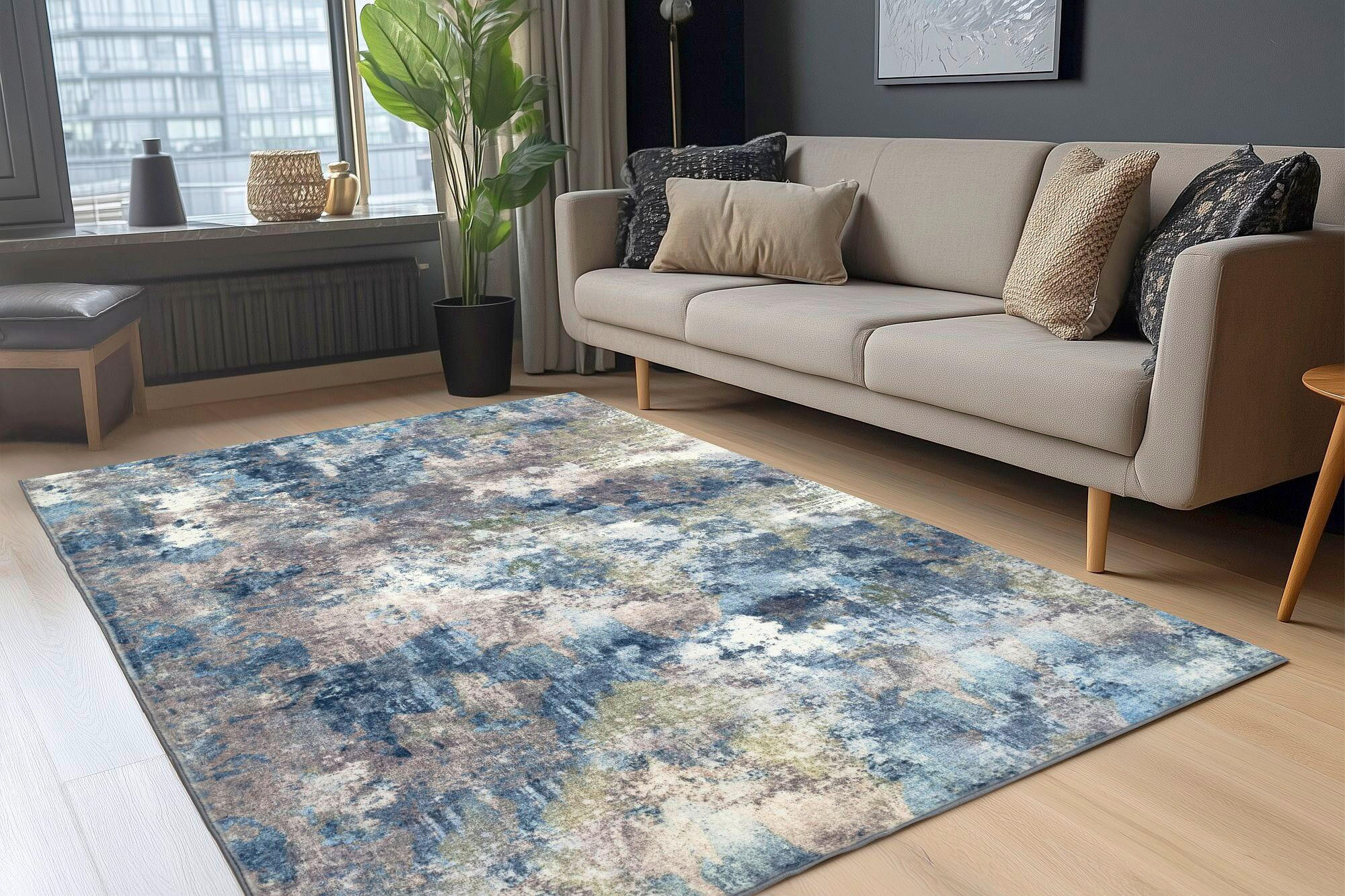 FLACHWEBETEPPICH 80/150 cm My Posh Multicolor  - Multicolor, Design, Textil (80/150cm) - Obsession