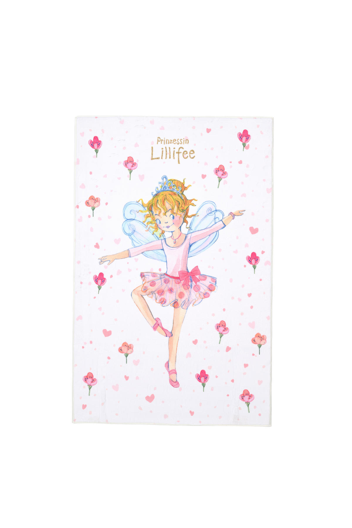 KINDERTEPPICH 100/160 cm Prinzessin Lillifee  - Weiß, Design, Textil (100/160cm)