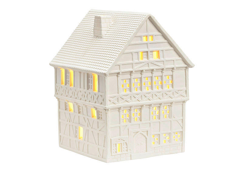 DEKOHAUS  - Weiß, Basics, Keramik (13/18/13cm)