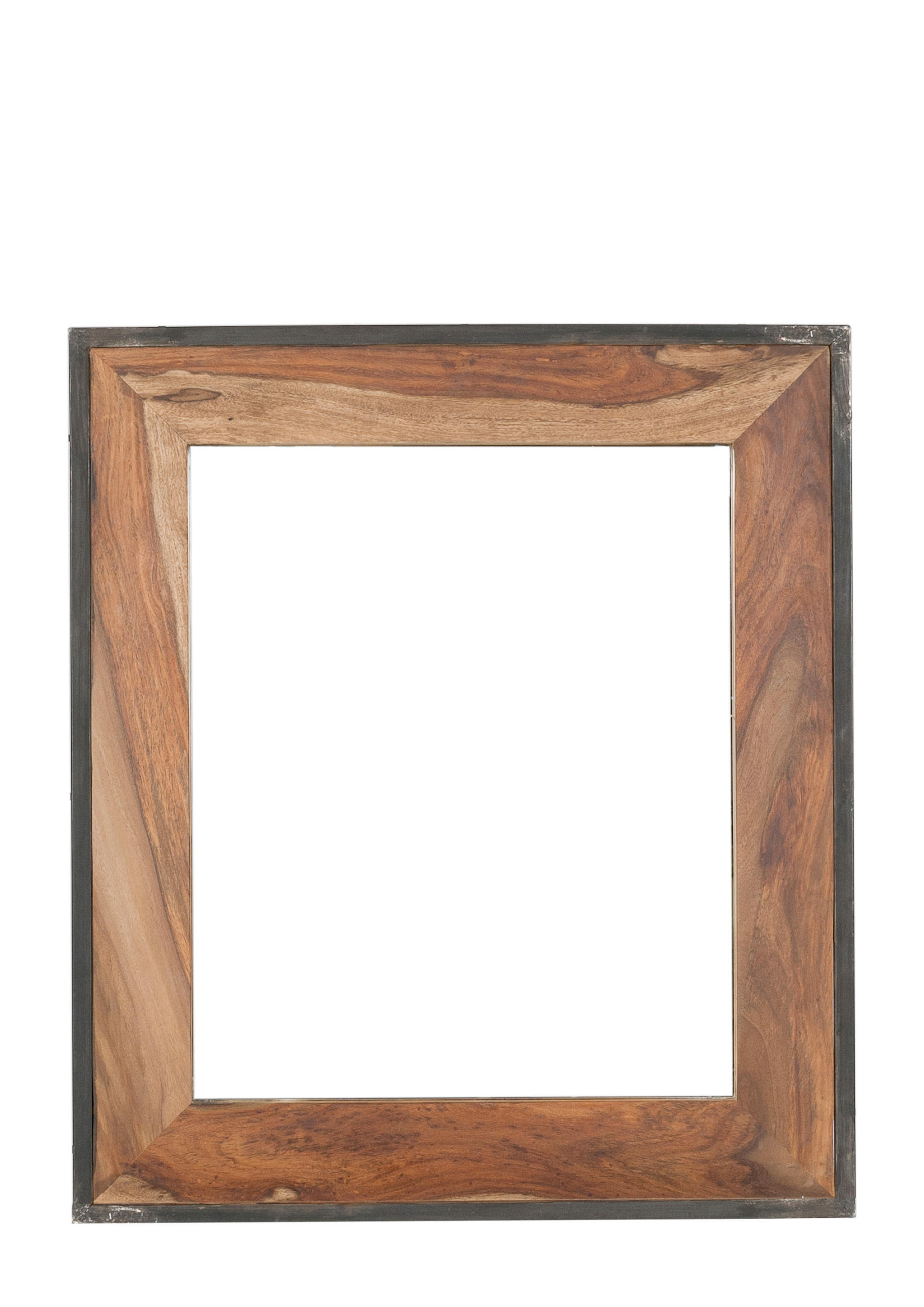 SPIEGEL 82/97/3 cm  - Schwarz/Naturfarben, Design, Glas/Holz (82/97/3cm) - MID.YOU