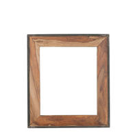 SPIEGEL 82/97/3 cm  - Schwarz/Naturfarben, Design, Glas/Holz (82/97/3cm) - MID.YOU