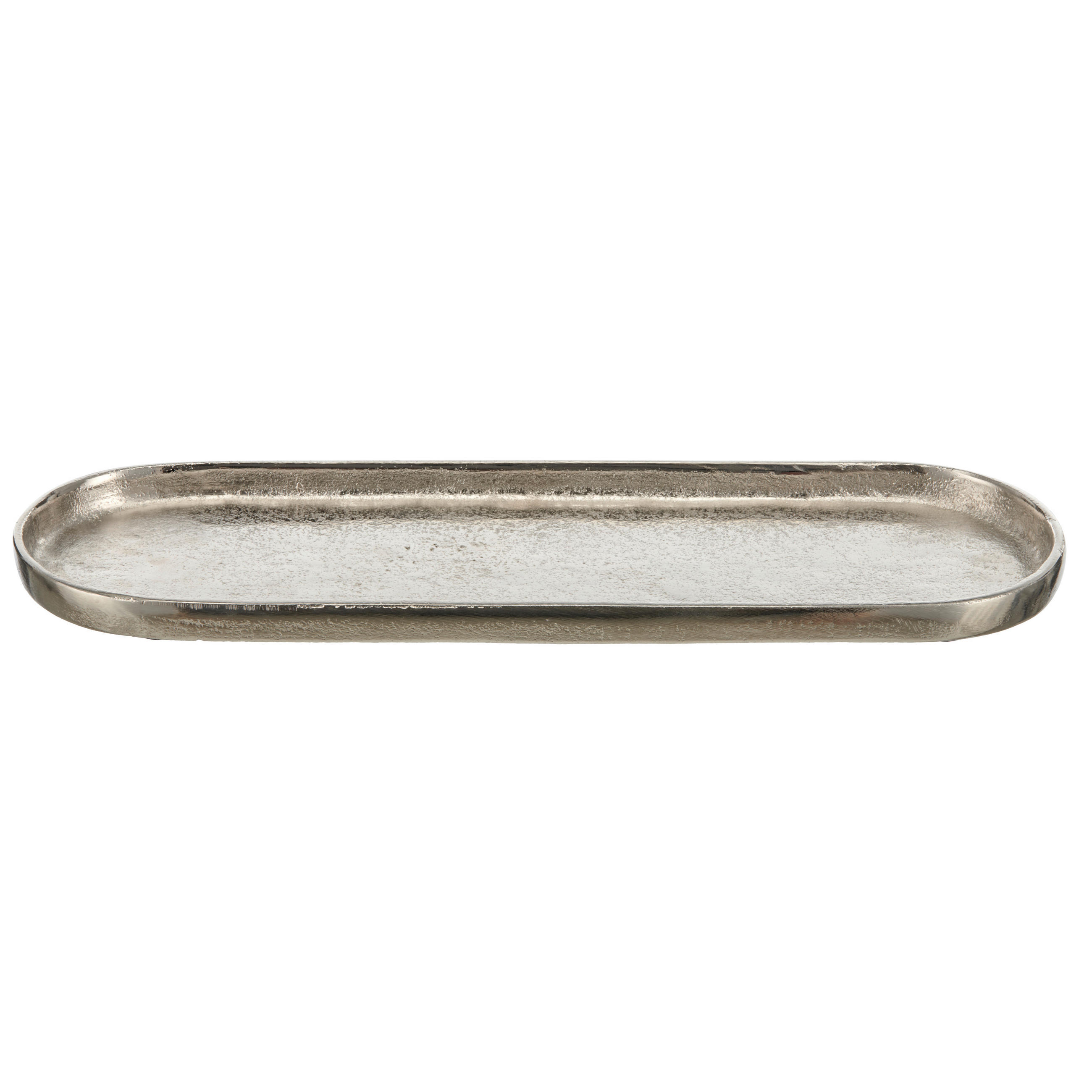 DEKOSCHALE - Silberfarben, Basics, Metall (37/2,5/11,5cm) - Ambia Home