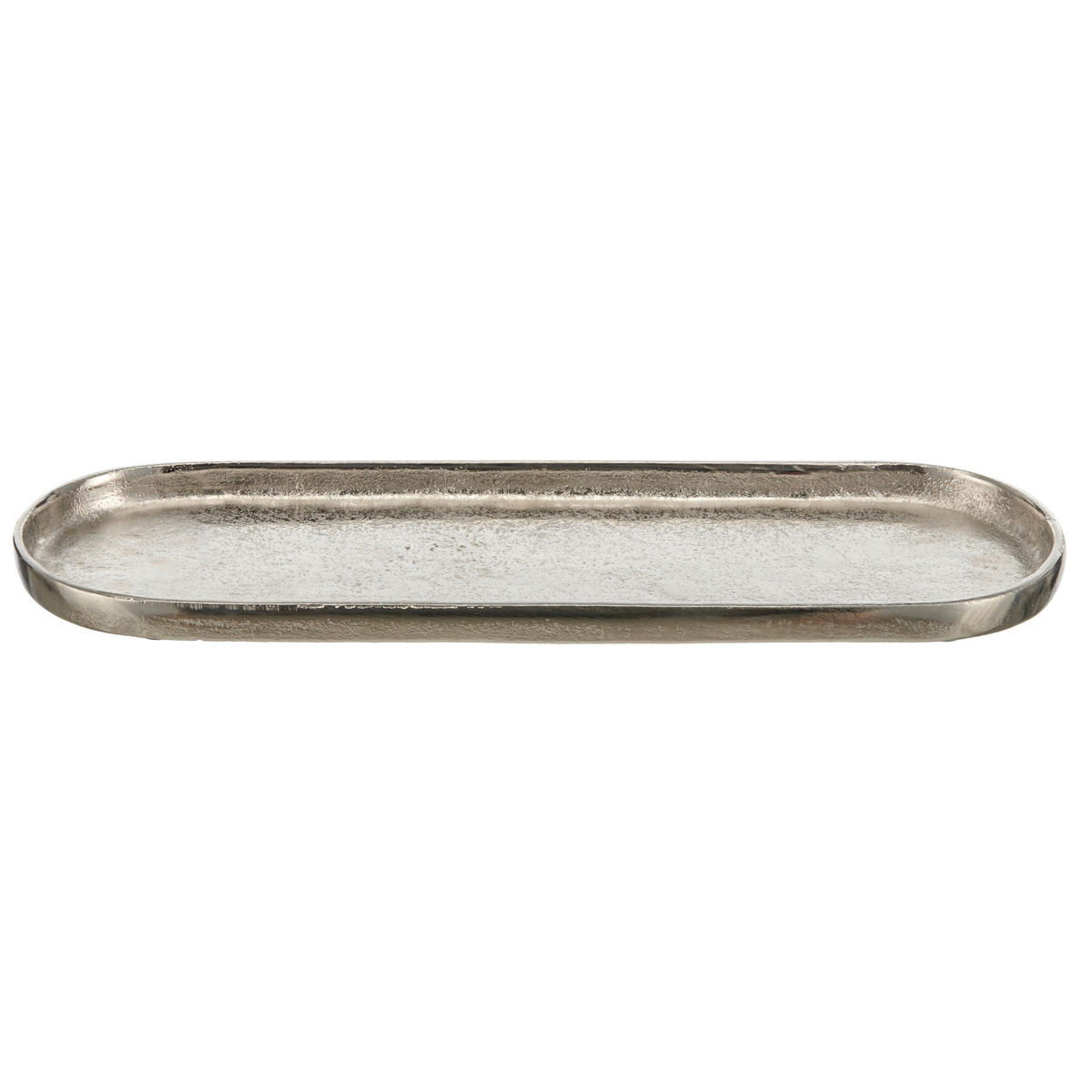 DEKOSCHALE - Silberfarben, Basics, Metall (37/2,5/11,5cm) - Ambia Home
