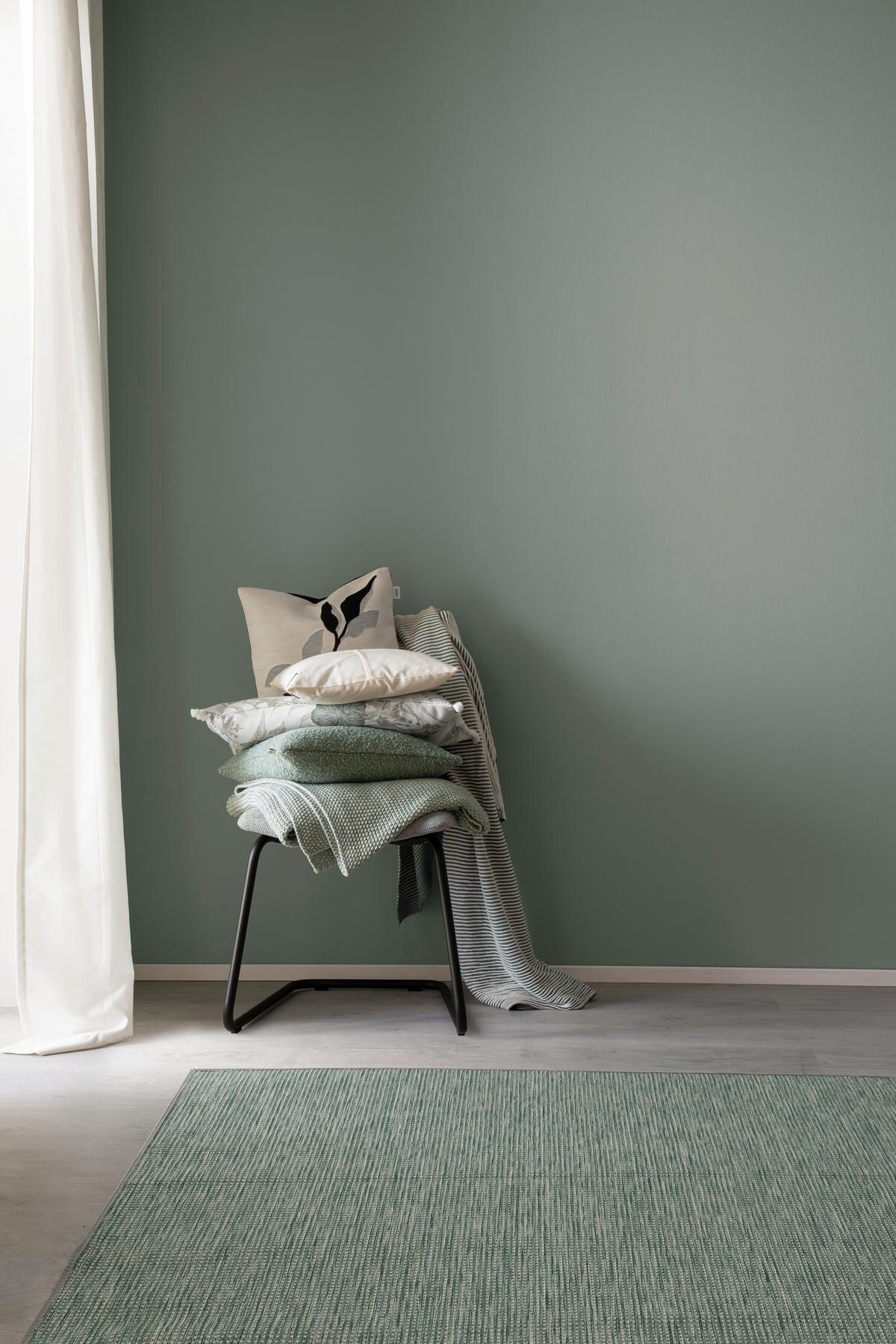 OUTDOORTEPPICH 70/140 cm Parkland Türkis  - Türkis, KONVENTIONELL, Textil (70/140cm) - Schöner Wohnen