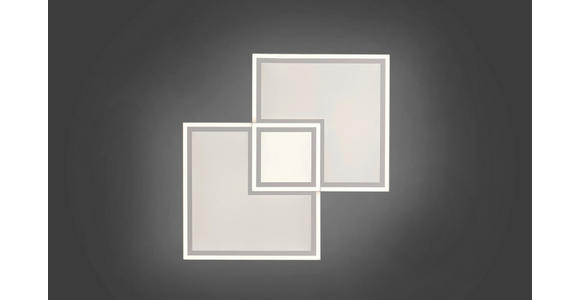 LED-DECKENLEUCHTE 67/67/5 cm   - Weiß, Trend, Kunststoff/Metall (67/67/5cm) - Novel