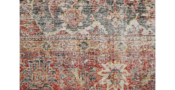 VINTAGE-TEPPICH 120/170 cm Lago Grau, Rostfarben  - Rostfarben/Grau, LIFESTYLE, Textil (120/170cm) - Novel