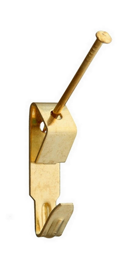 BILDAUFHÄNGER  - Messingfarben, Basics, Metall