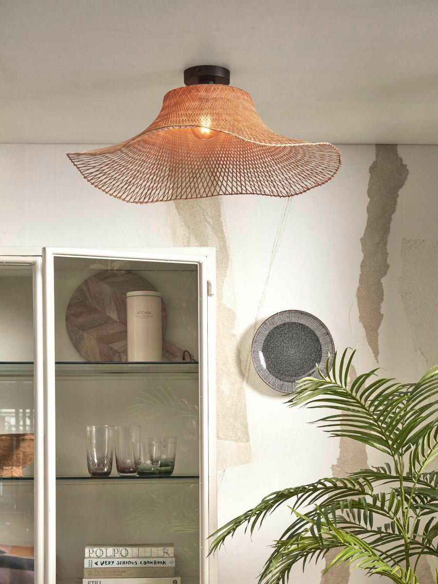 TAKLAMPA GOOD&MOJO  65/65/20 cm  - naturfärgad, Trend (65/65/20cm) - Good & Mojo