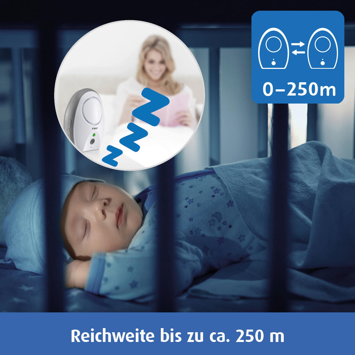 BABYPHONE - Weiß, Basics, Kunststoff (7,4/10/5,3cm) - Reer