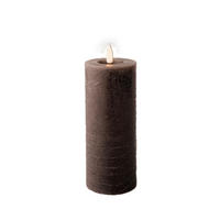 LED-KERZE 7/19 cm  - Grau, Basics, Kunststoff/Paraffin (7/19cm) - Ambia Home