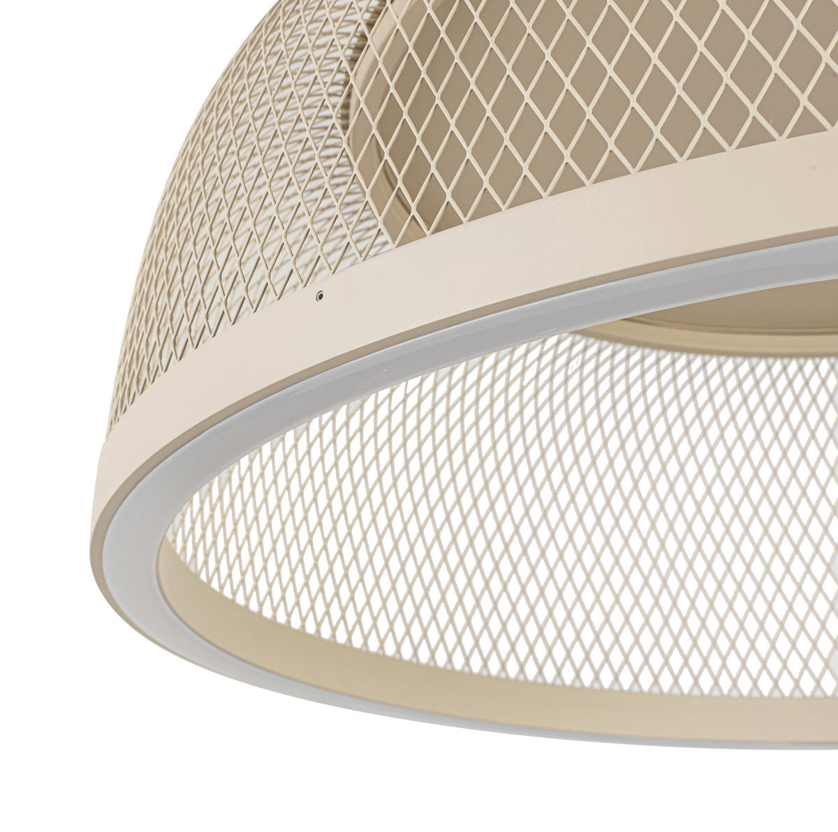 LED-DECKENLEUCHTE 50 W  60,5/23,5 cm    - Sandfarben, Design, Kunststoff/Metall (60,5/23,5cm) - Novel
