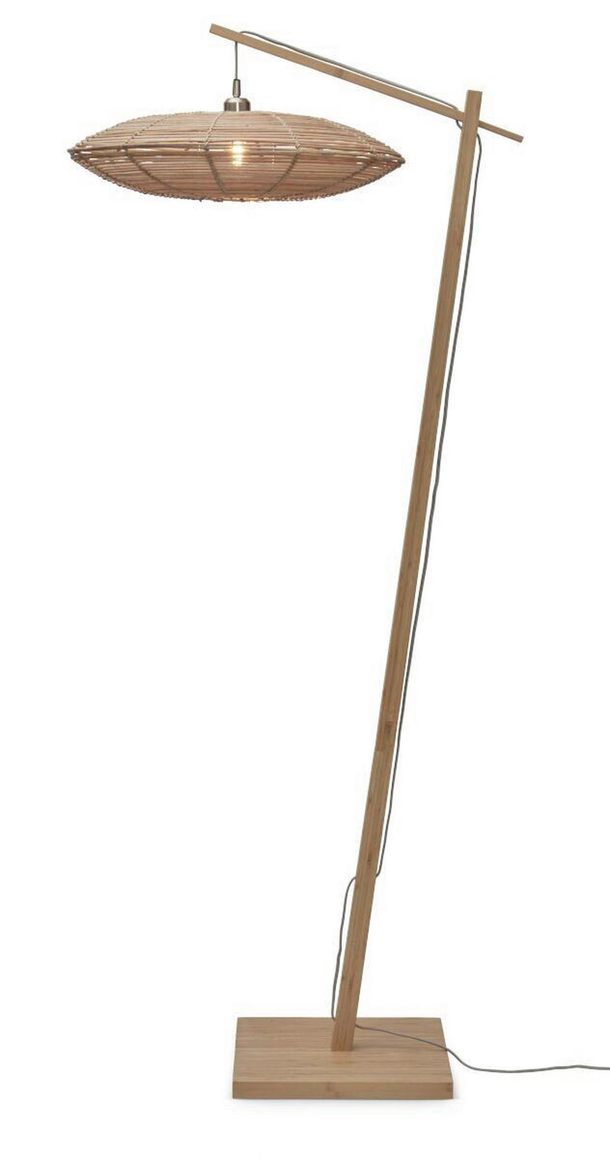 STEHLEUCHTE GOOD&MOJO 55/78/176 cm Skandinavisch  - Naturfarben, Trend (55/78/176cm) - Good & Mojo