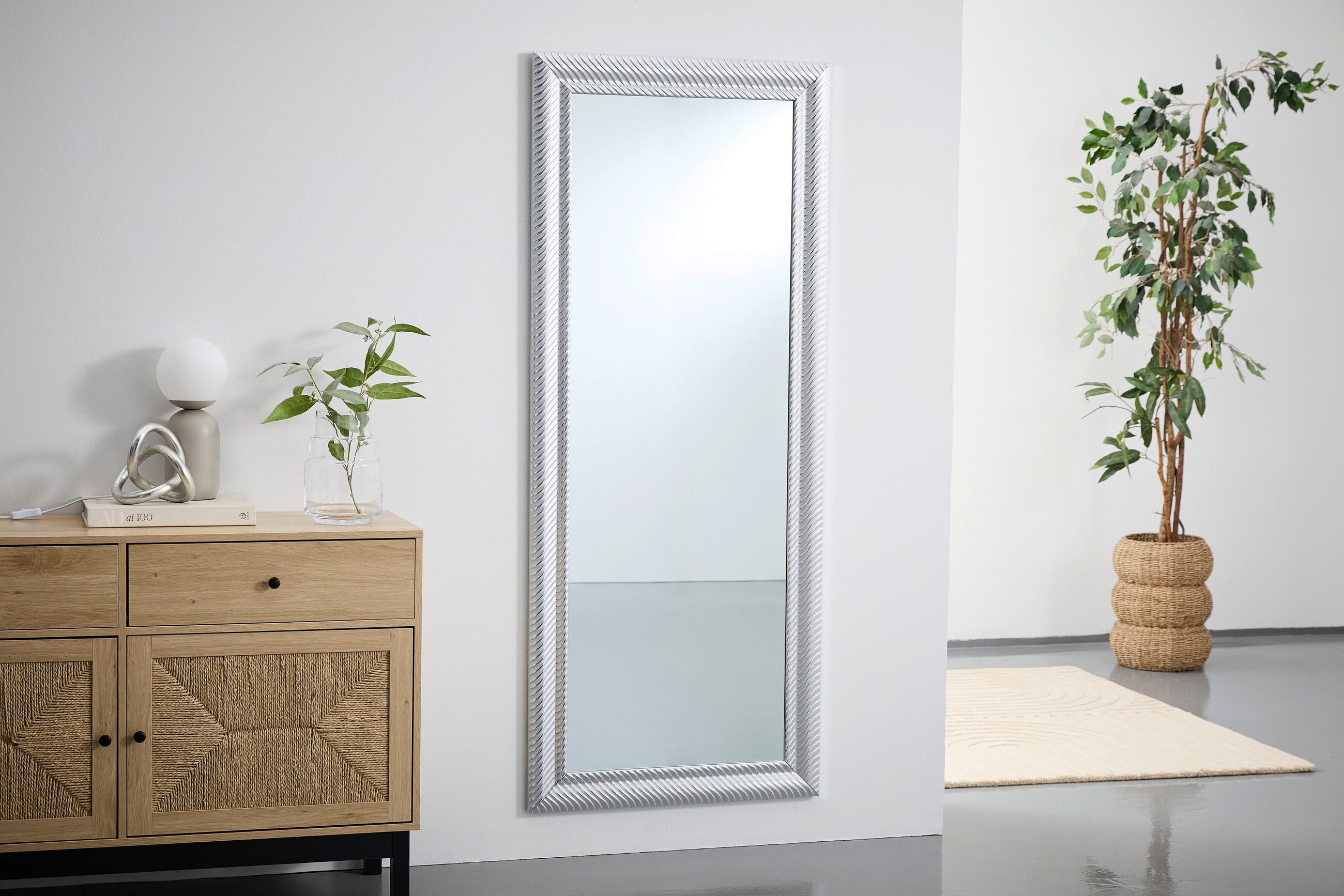 WANDSPIEGEL 70/170/2,6 cm  - Silberfarben, Lifestyle, Glas/Holzwerkstoff (70/170/2,6cm) - Xora
