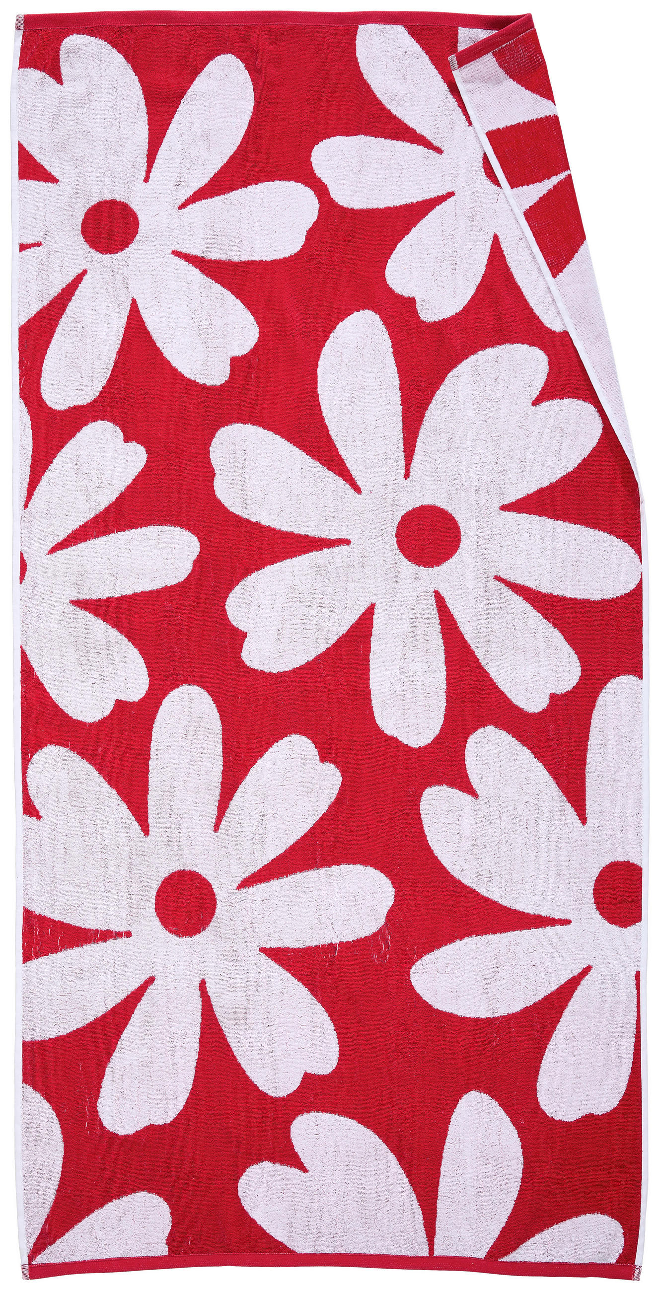 STRANDTUCH Rot 90/180 cm  - Rot, Textil (90/180cm) - Esposa