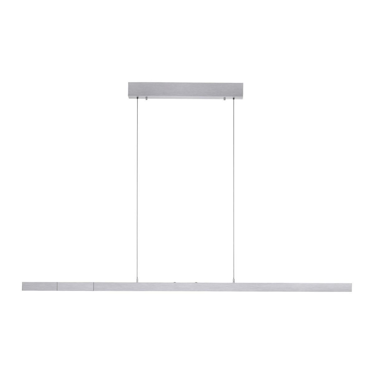 LED-HÄNGELEUCHTE 179/55/150 cm   - Alufarben, Design, Kunststoff/Metall (179/55/150cm) - Paul Neuhaus