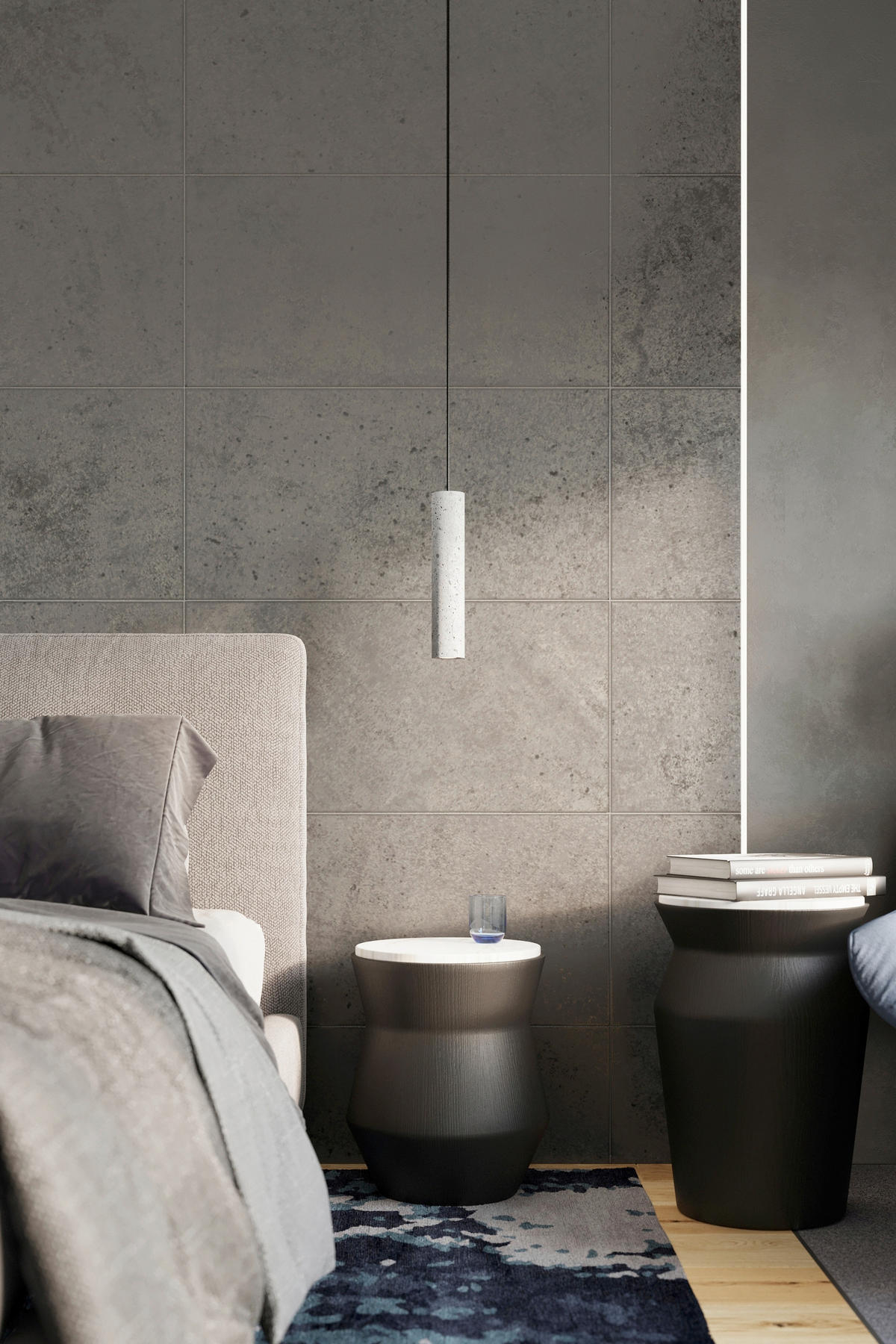 HÄNGELEUCHTE Luvo 8/8/105 cm  - Grau, Design, Stein (8/8/105cm)