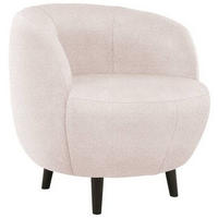 SESSEL Webstoff Creme    - Creme/Schwarz, Design, Holz/Textil (72/72/76cm) - LOOKS by W.Joop