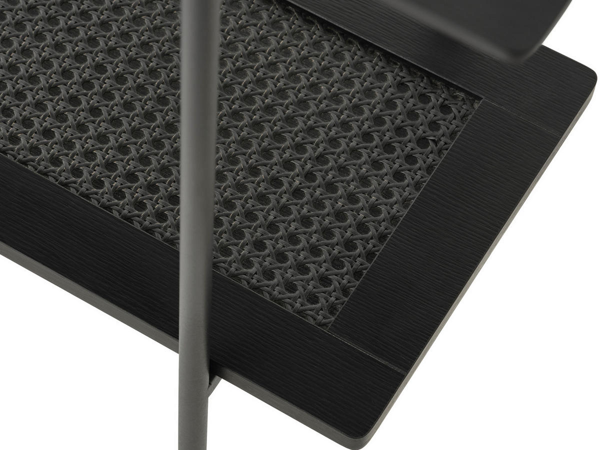 BEISTELLTISCH 37/100/75 cm Schwarz  - Schwarz, Basics, Holzwerkstoff/Metall (37/100/75cm) - Boxxx
