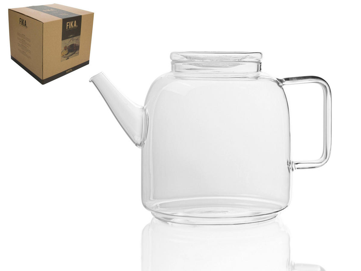 VRČ ZA ČAJ    - prozirno, Basics, staklo (22/15/18cm) - Gusta