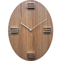 WANDUHR 29,5/39,5/4 cm   - Braun, Basics, Holz (29,5/39,5/4cm)