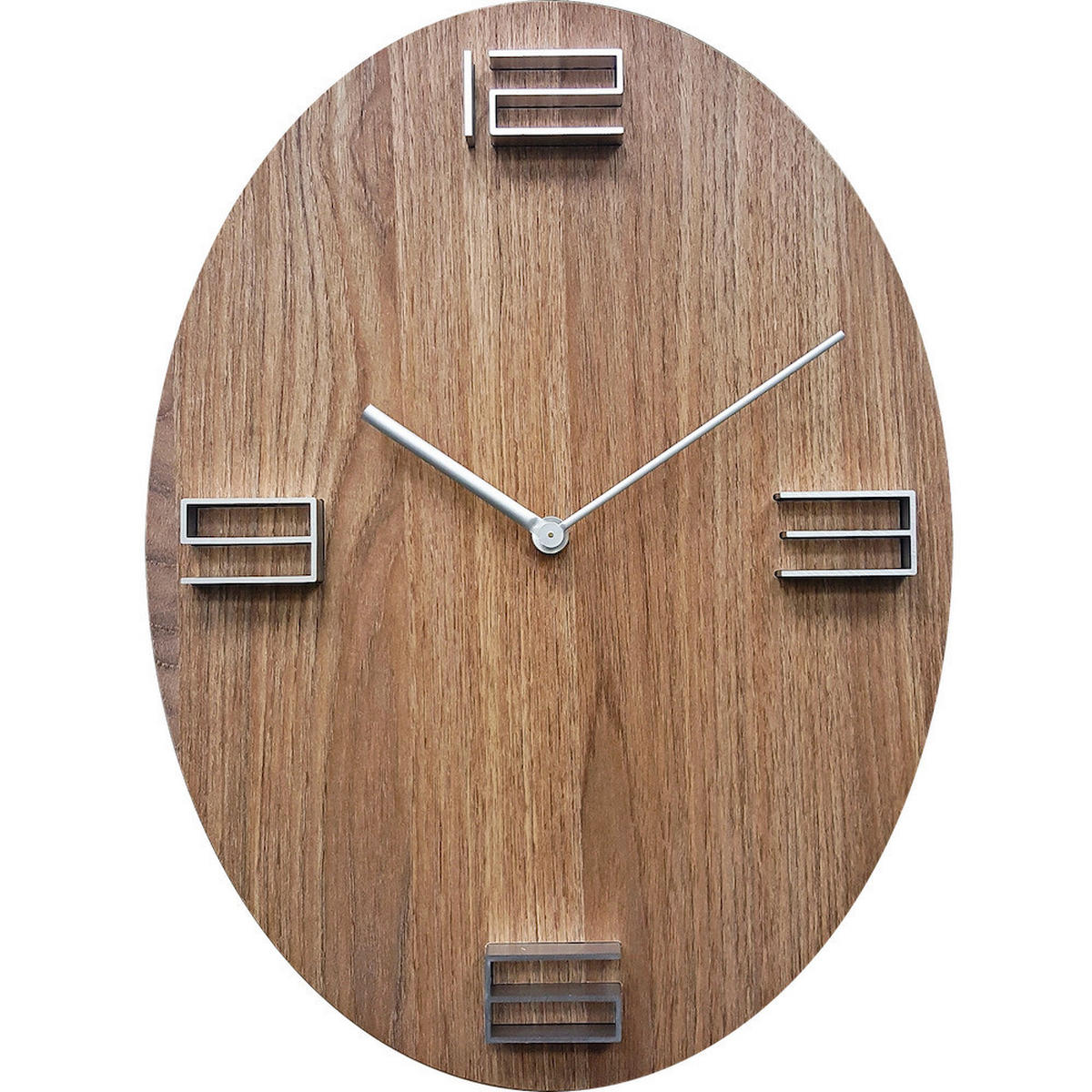 WANDUHR 29,5/39,5/4 cm   - Braun, Basics, Holz (29,5/39,5/4cm)