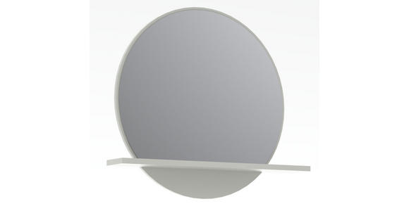 WANDSPIEGEL  - Grau, Design, Glas/Holzwerkstoff (88/80/18cm) - Xora