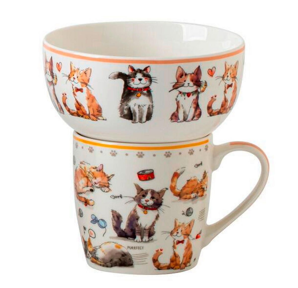 HRNČEK NA KÁVU nový kostný porcelán (new bone china) keramika  - viacfarebná, Lifestyle, keramika - Novel