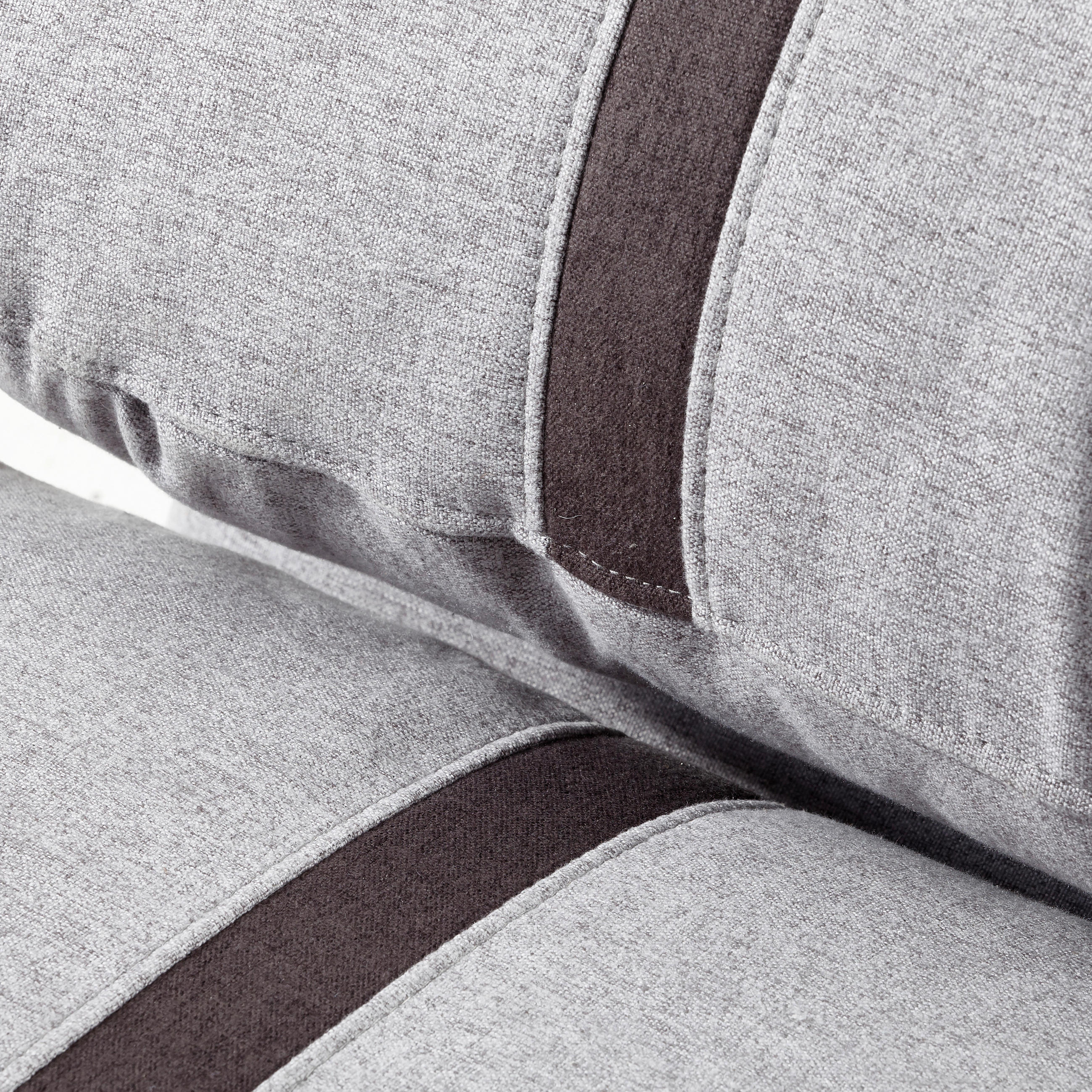 SCHLAFSESSEL Webstoff Hellgrau    - Dunkelgrau/Hellgrau, Design, Textil (78/58/82cm) - Livetastic