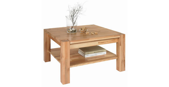 COUCHTISCH in Holz 70/70/45 cm  - Buchefarben, KONVENTIONELL, Holz (70/70/45cm) - Linea Natura