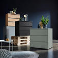 KOMMODE , 80,1/78,8/48 cm, 3 Schublade(n)  - Anthrazit/Graugrün, Design, Holzwerkstoff/Kunststoff (80,1/78,8/48cm) - Carryhome