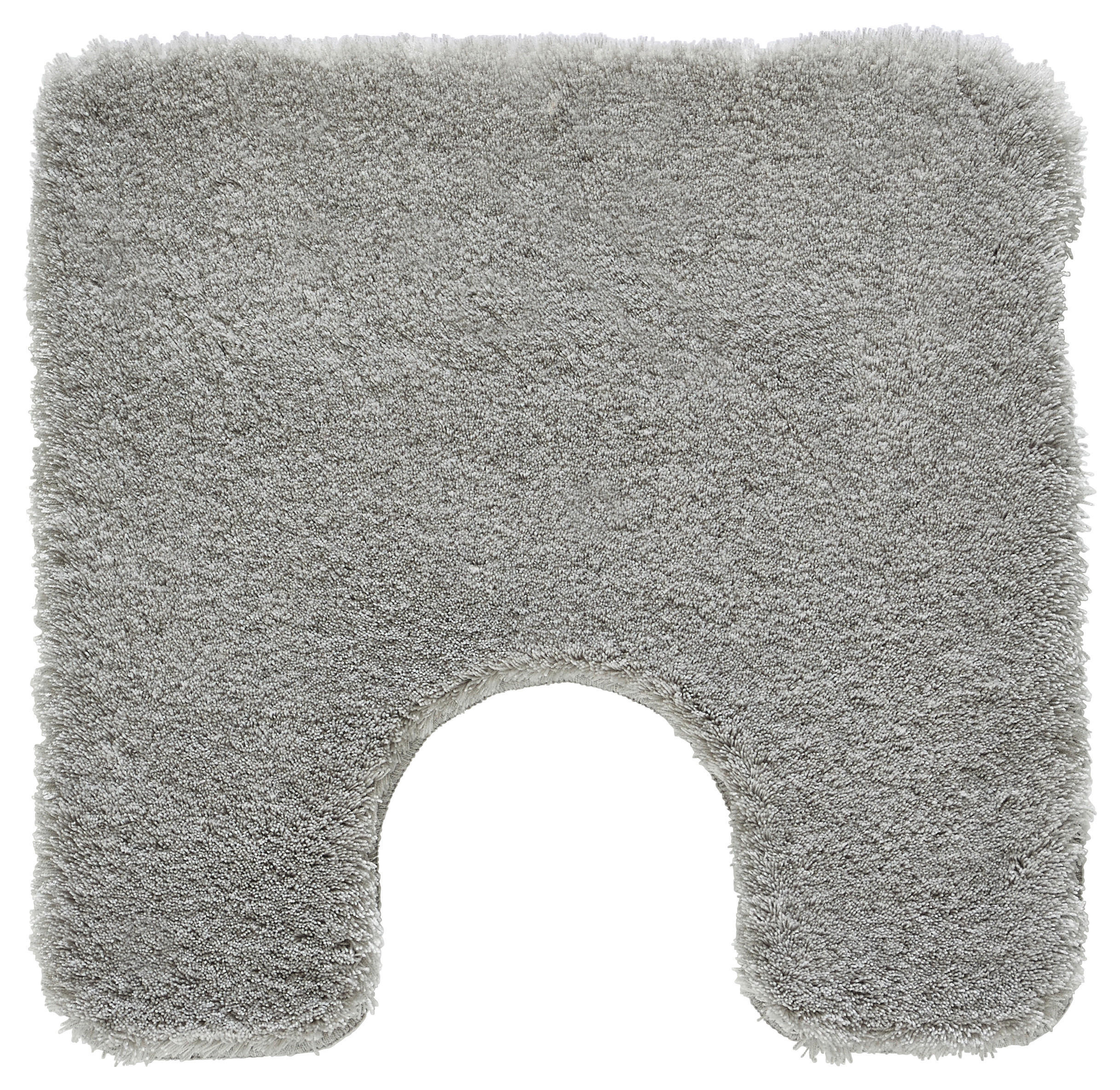 PROSTIRKA ZA TOALET RELAX  siva 55/55 cm  - siva, Osnovno, tekstil/plastika (55/55cm) - Kleine Wolke