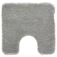 OTIRAČ ZA WC ŠKOLJKU siva  RELAX  - siva, Basics, tekstil/plastika (55/55cm) - Kleine Wolke