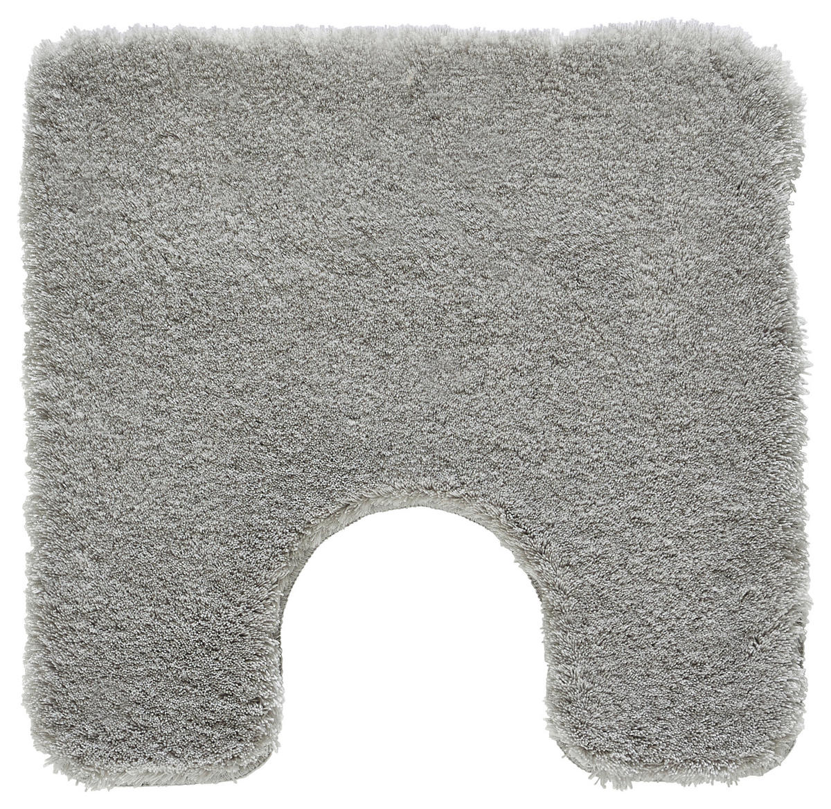 OTIRAČ ZA WC ŠKOLJKU siva  RELAX  - siva, Basics, tekstil/plastika (55/55cm) - Kleine Wolke