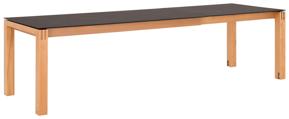 ESSTISCH in Holz, Kunststoff 180-280/90/76 cm  - Eichefarben/Graphitfarben, Design, Holz/Kunststoff (180-280/90/76cm) - Dieter Knoll