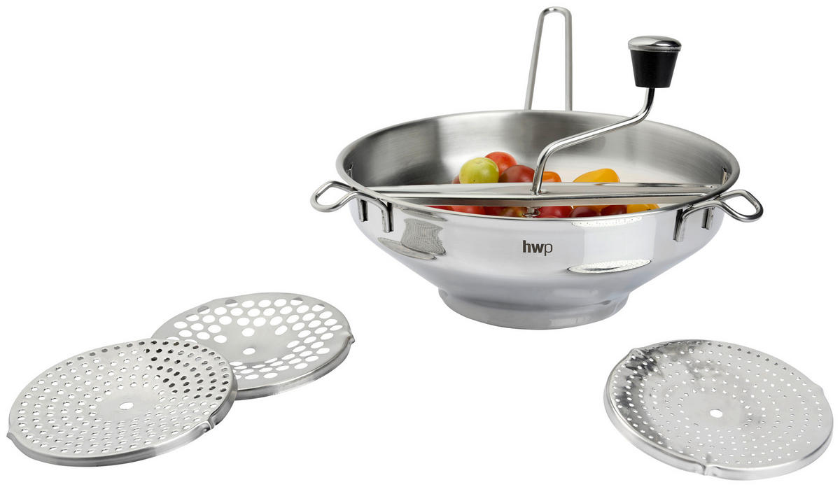 PASSIERSIEB  - Edelstahlfarben, Basics, Metall (24/8,4cm) - Homeware Profession.