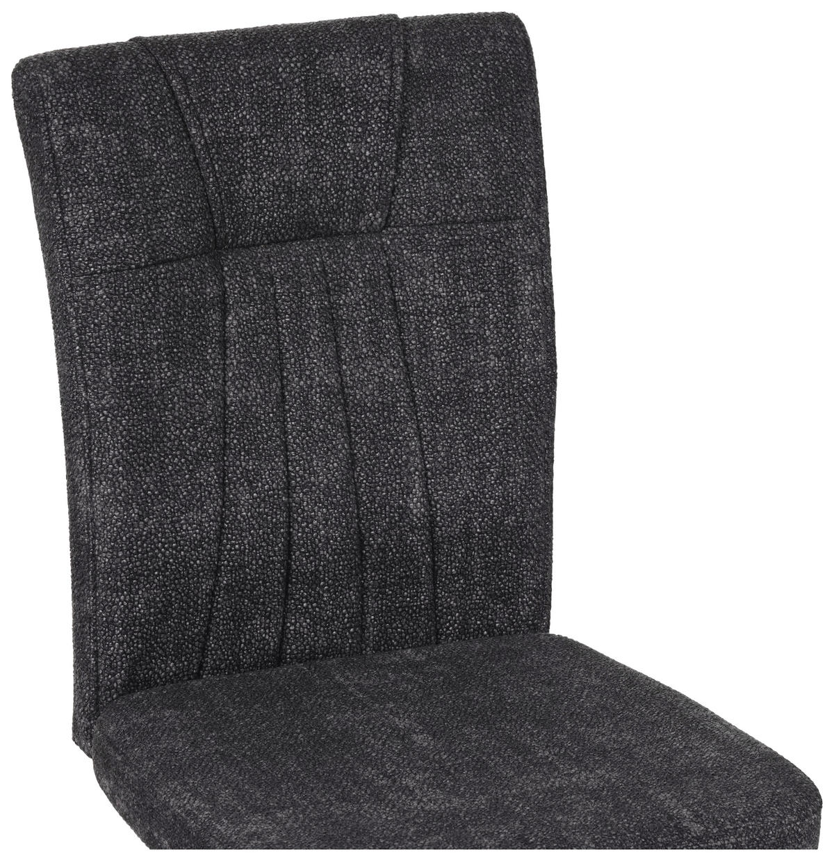 ŽIDLE, šedá - šedá/černá, Design, kov/textil (45/92/59cm) - Boxxx