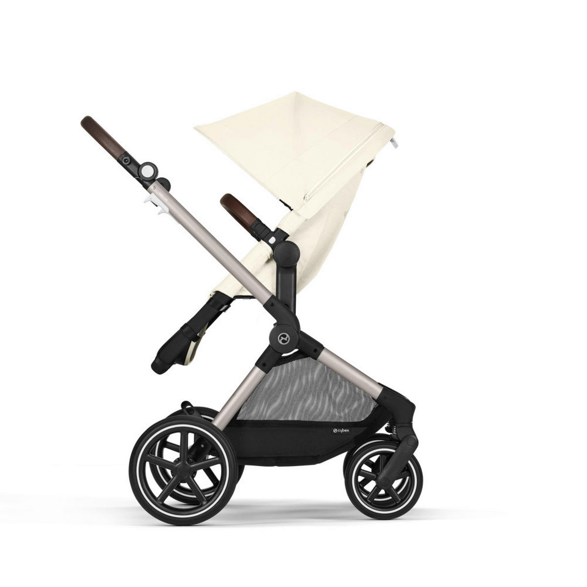 KOMBIKINDERWAGEN Eos Lux  - Beige/Silberfarben, Basics, Textil/Metall (85/61/116cm) - Cybex