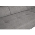 ECKSOFA in Webstoff Taupe  280/205 cm  - Taupe/Schwarz, Design, Textil/Metall (280/205cm) - Xora