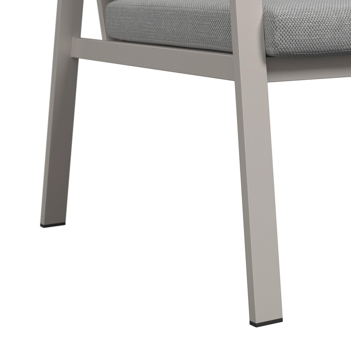 DINING-LOUNGESET 180,5/235 cm Aluminium  - Sandfarben/Hellgrau, MODERN, Kunststoff/Textil (180,5/235cm) - Ambia Garden