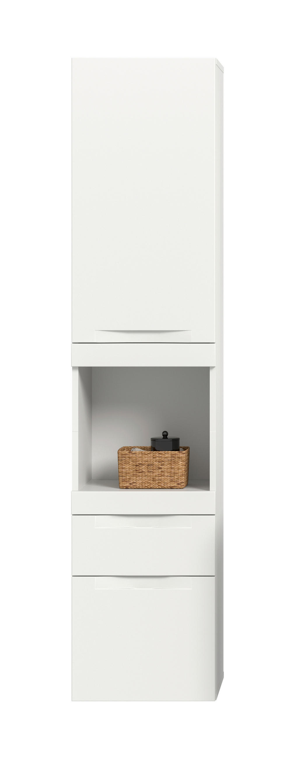 HÄNGESCHRANK 38/166/31 cm  - Weiß, Trend, Holzwerkstoff (38/166/31cm) - MID.YOU